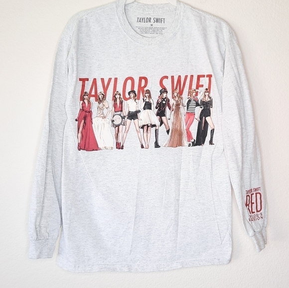 Taylor Swift Red Taylor's Version Era Sweatshirt Tee N - Picture 2 of 8